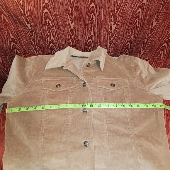 REFAELLA 2 Piece Sz 12 Brown Long Sleeve Collared Pocket Women's - Picture 12 of 16